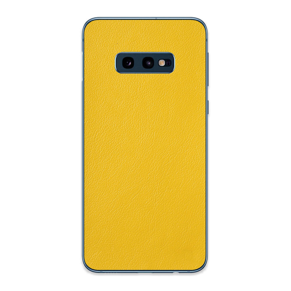 

Наклейка Glueskin С Натуральной Кожей Rook для Samsung Galaxy S10E, Желтый