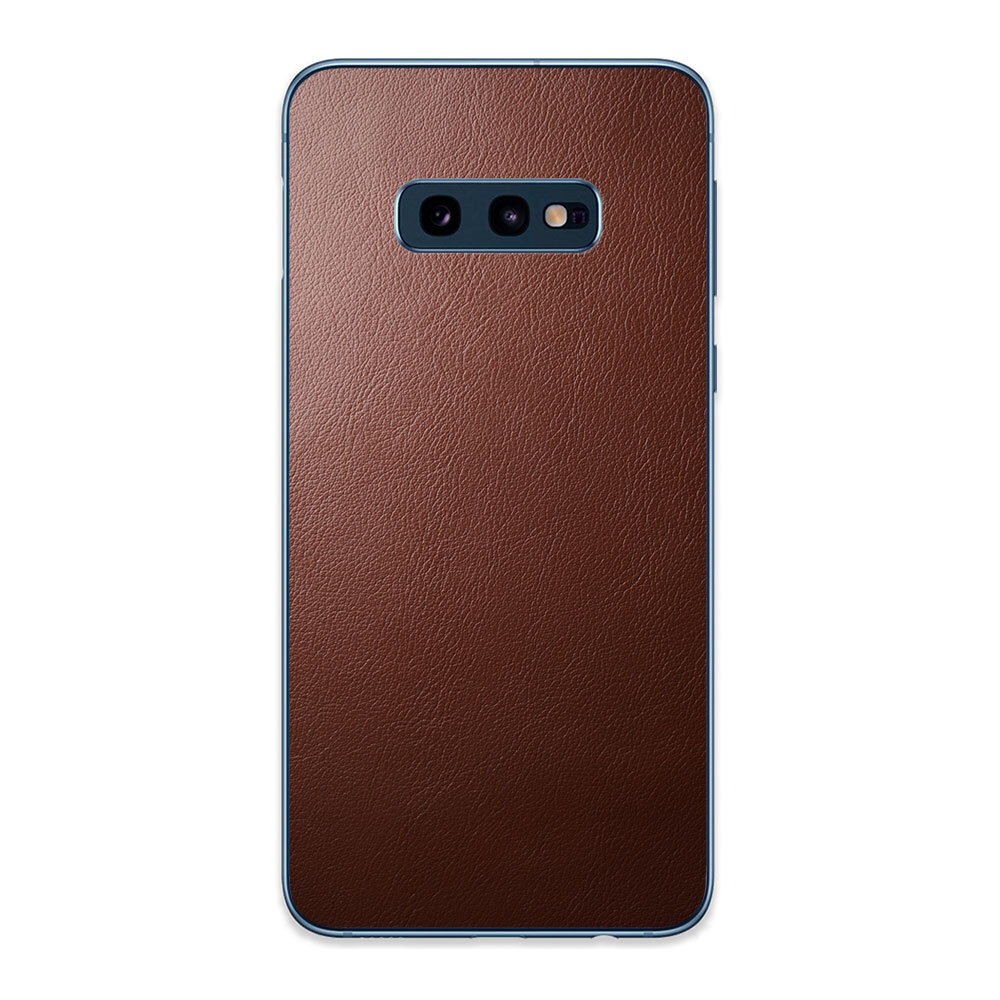

Наклейка Glueskin С Натуральной Кожей Rook для Samsung Galaxy S10E, Коричневый