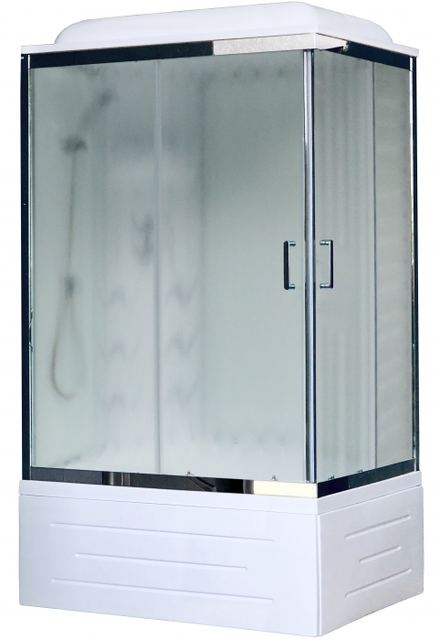 

Душевая кабина Royal Bath RB 8100BP3-WC-CH 100x80 левосторонняя