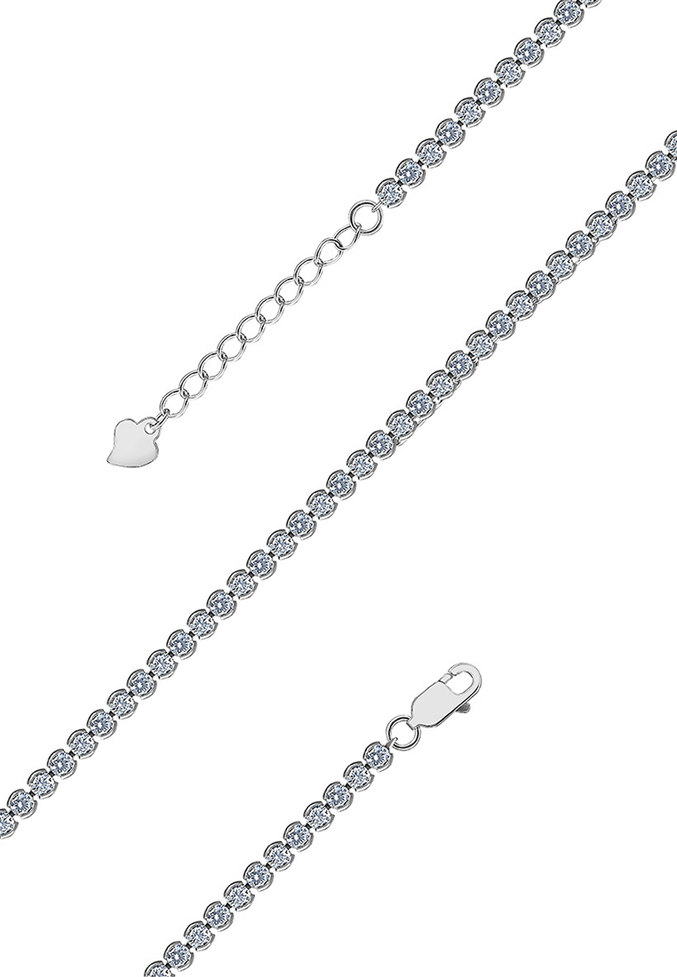 

Браслет из серебра с фианитом р.  Kari Jewelry ПР-2169, ПР-2169