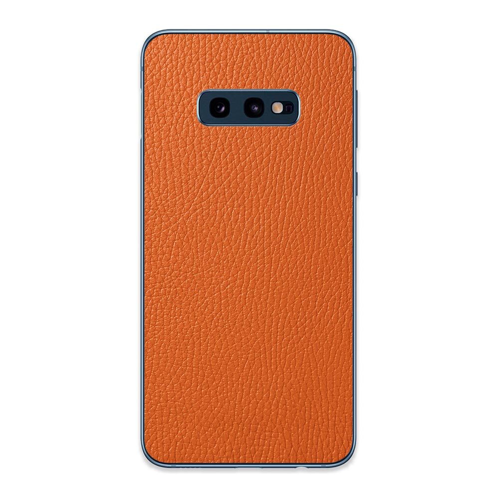 

Наклейка Glueskin из натуральной кожи CLASSIC для Samsung Galaxy S10e, Оранжевый