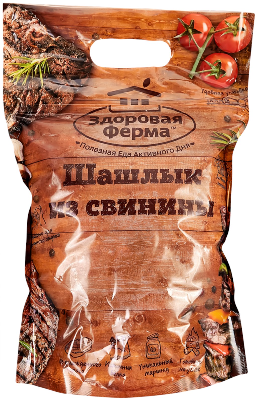 

Шашлык свиной Здоровая Ферма охлажденный