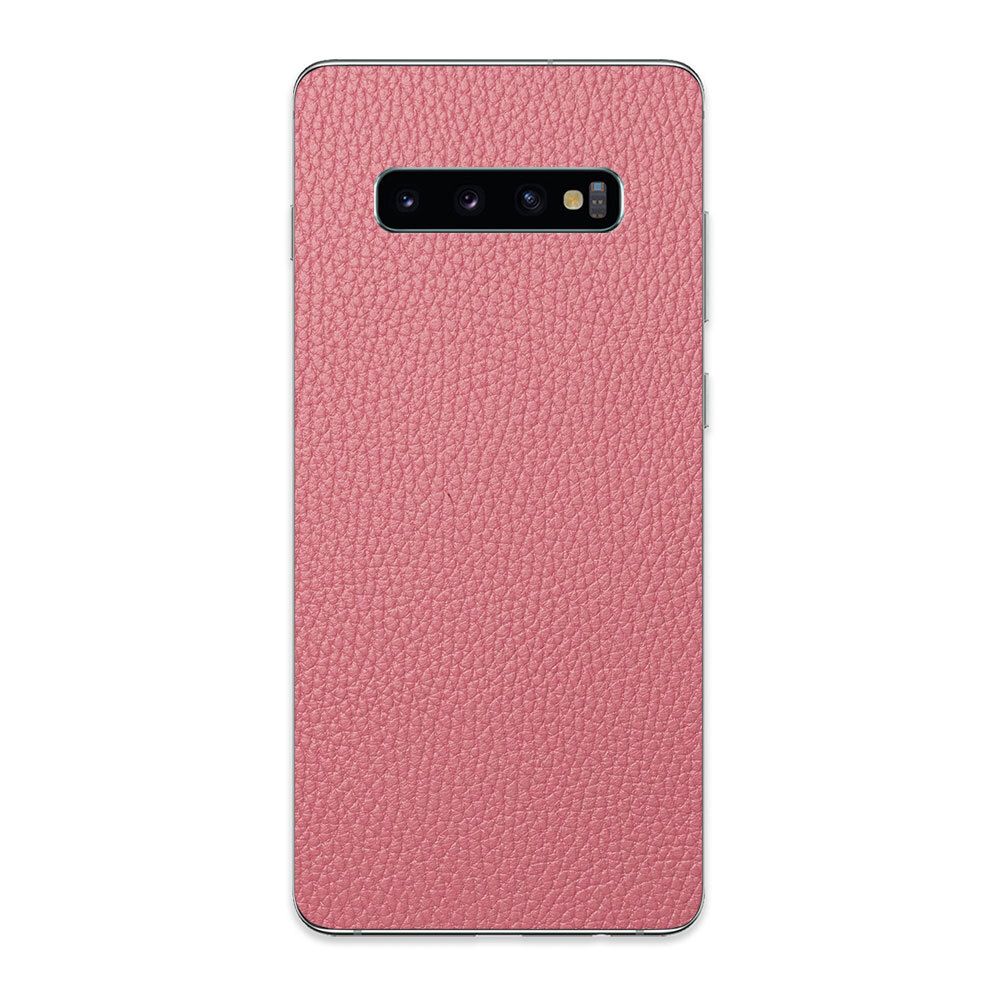 

Наклейка Glueskin из натуральной кожи CLASSIC для Samsung Galaxy S10, Розовый