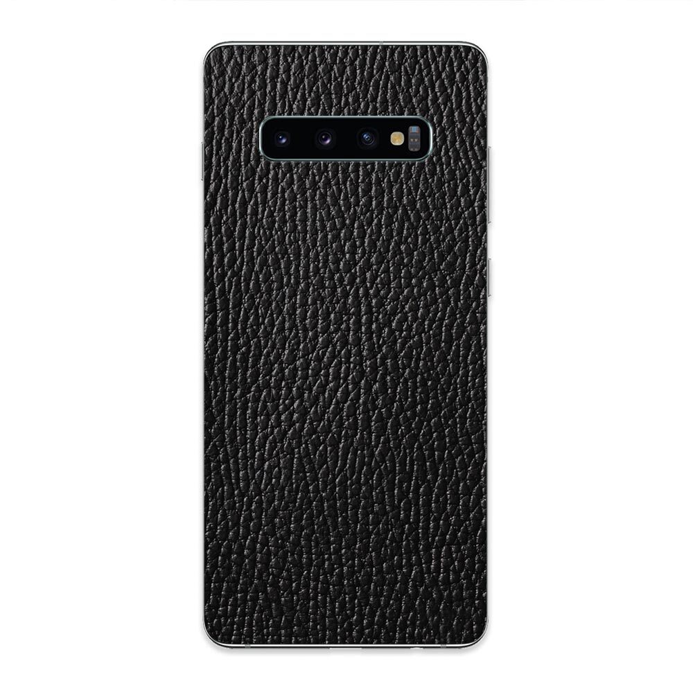 

Наклейка Glueskin из натуральной кожи CLASSIC для Samsung Galaxy S10, Черный