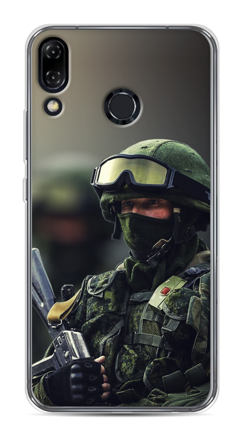 

Чехол Awog на Asus Zenfone 5Z ZS620KL "Солдат", Зеленый;серый, 43450-5