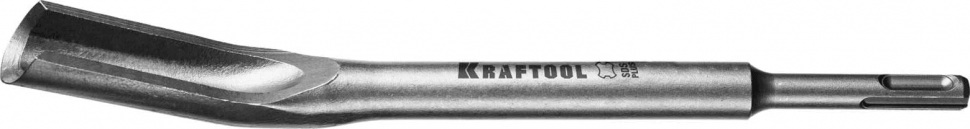 KRAFTOOL ALLIGATOR SDS-plus Зубило-штробер полукруглое 22 х 250 мм изогнутое плоское зубило kraftool