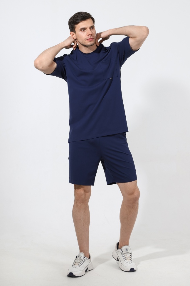 Комплект домашний мужской Виолетта Луи-6 синий 50 RU