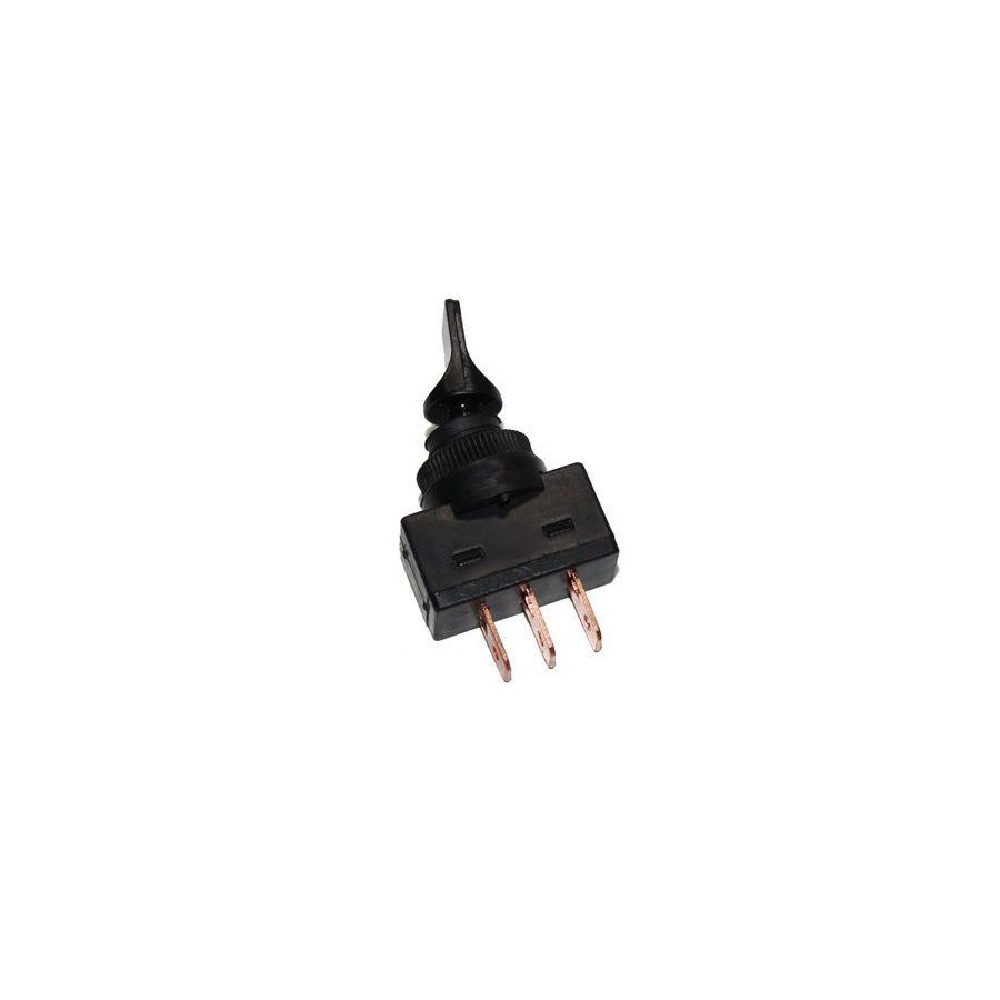 

Тумблер 25x10x40 12В черный 3PIN 3 положения 10А