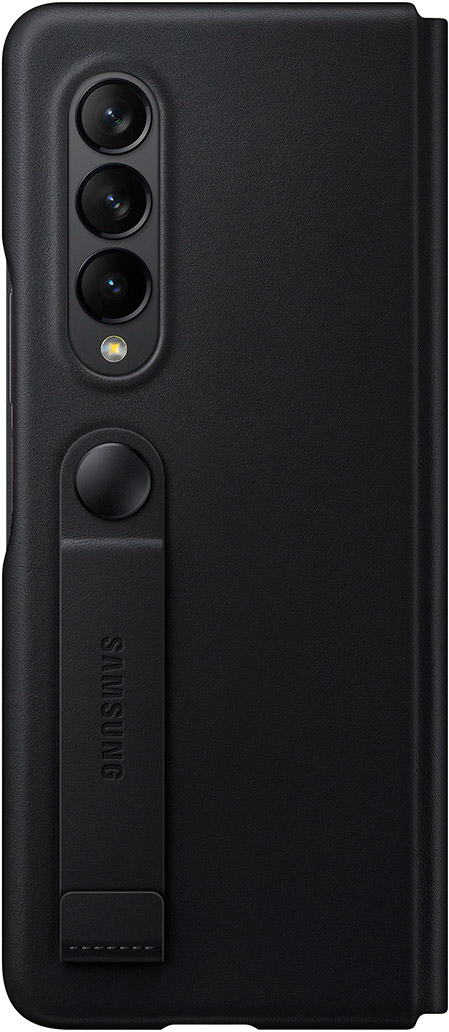 фото Чехол samsung q2 leather flip cover black (ef-ff926lbegru)