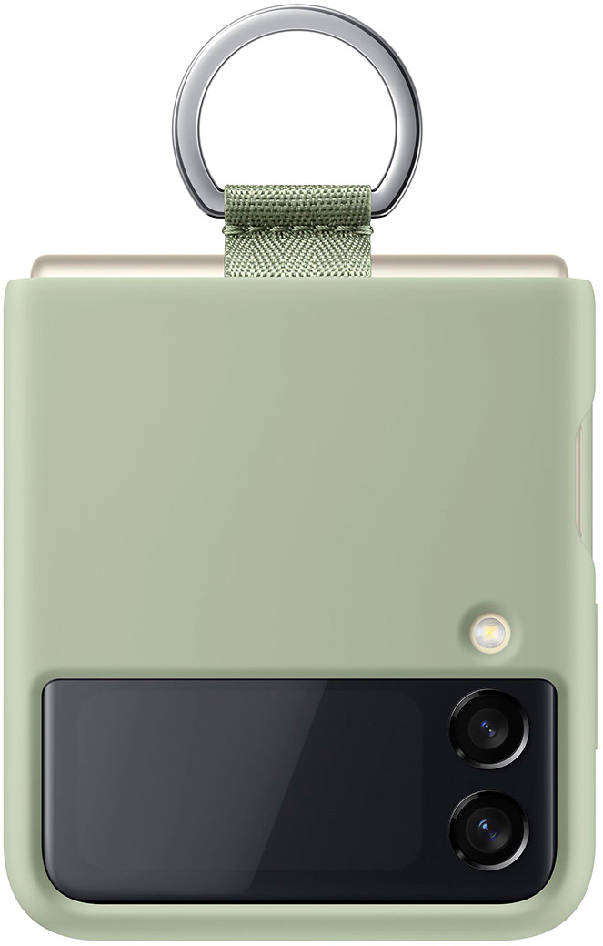 фото Чехол samsung b2 silicone cover w/ring olive green (ef-pf711tmegru)