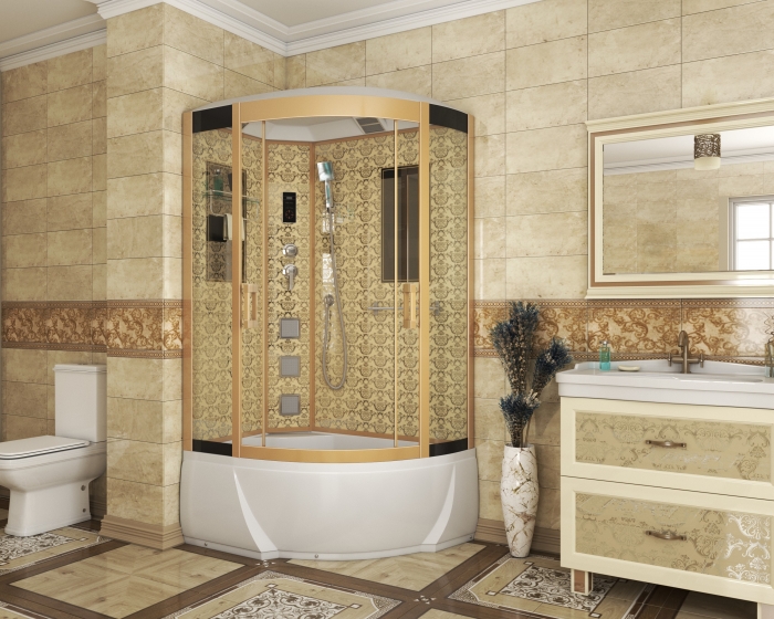 

Душевая кабина Niagara Lux 7712G левосторонняя