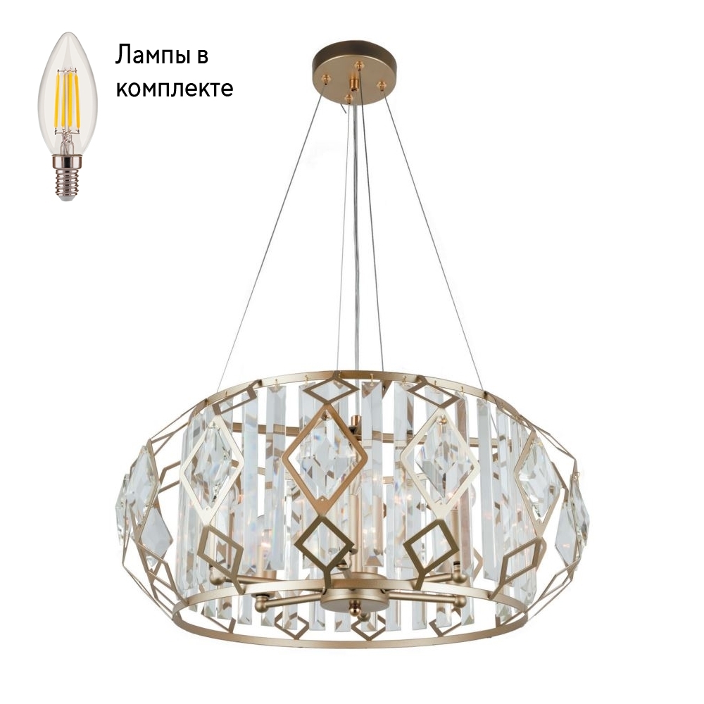 

Подвесная люстра Rivoli Maike 4089-306 Б0052486, E14, 240W