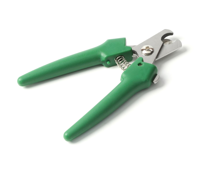 Когтерез боковой Пижон большой с прямыми ручками, отверстие 14 мм, зеленый