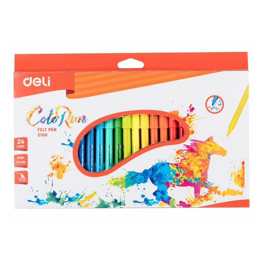 фото Фломастеры deli colorun 24 шт