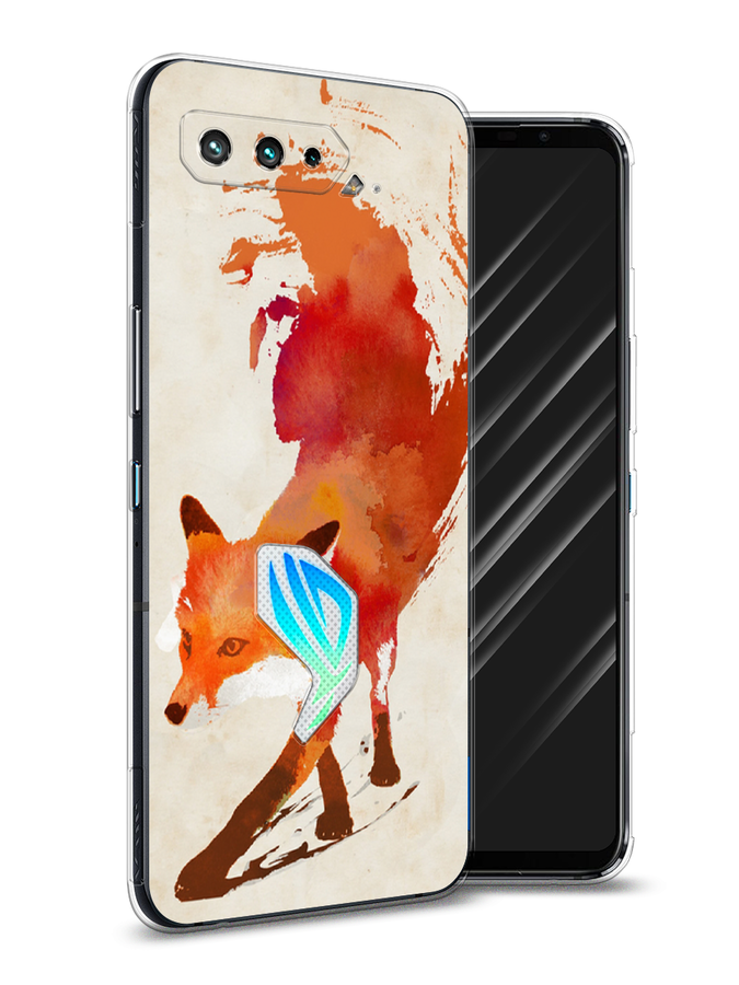 

Чехол Awog на Asus ROG Phone 5 "Лиса", Оранжевый, 44250-10