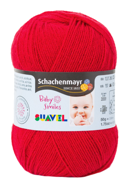 фото Пряжа schachenmayr 9814876 suavel baby smiles (01030, red)