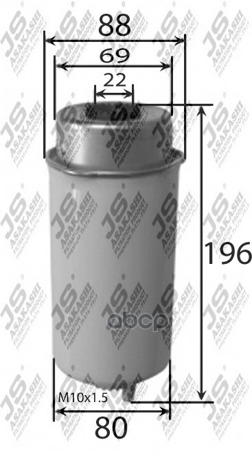 

Фильтр Топливный Js Asakashi Fc51001 JS Asakashi арт. FC51001