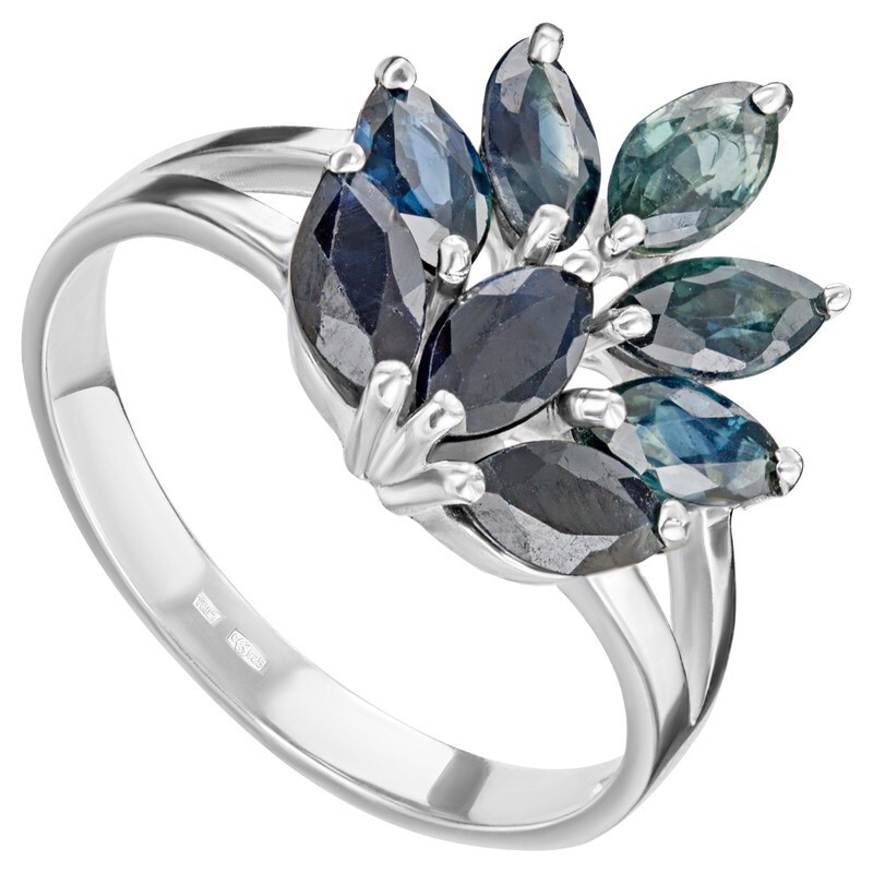 

Кольцо из серебра с сапфиром р.18 LAZURIT-ONLINE 807200, 807200
