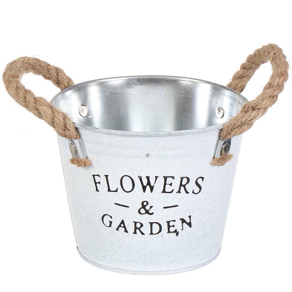 

Цветочное кашпо Флауэрс Y4-5498 2 л серый 1 шт., Флауэрс