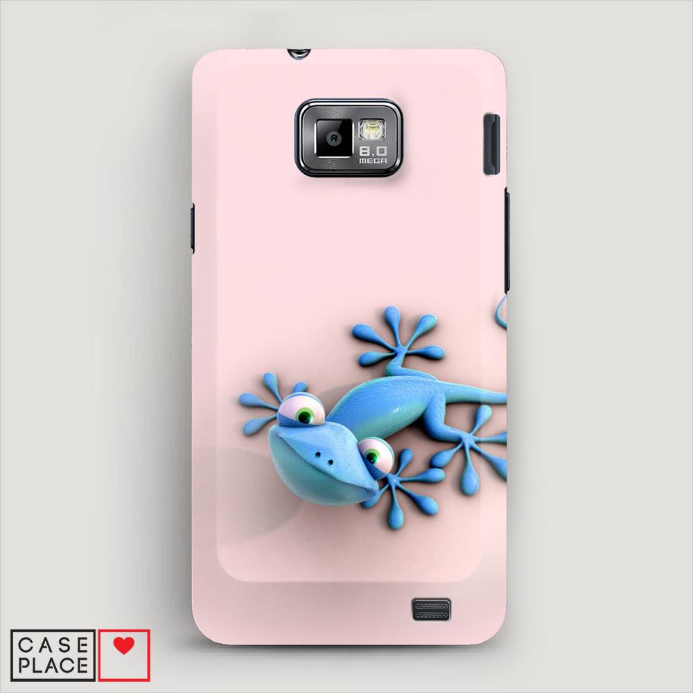 

Чехол Awog "Голубая ящерка" для Samsung Galaxy S2