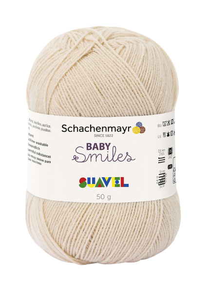 фото Пряжа schachenmayr 9814876 suavel baby smiles (01005, beige)