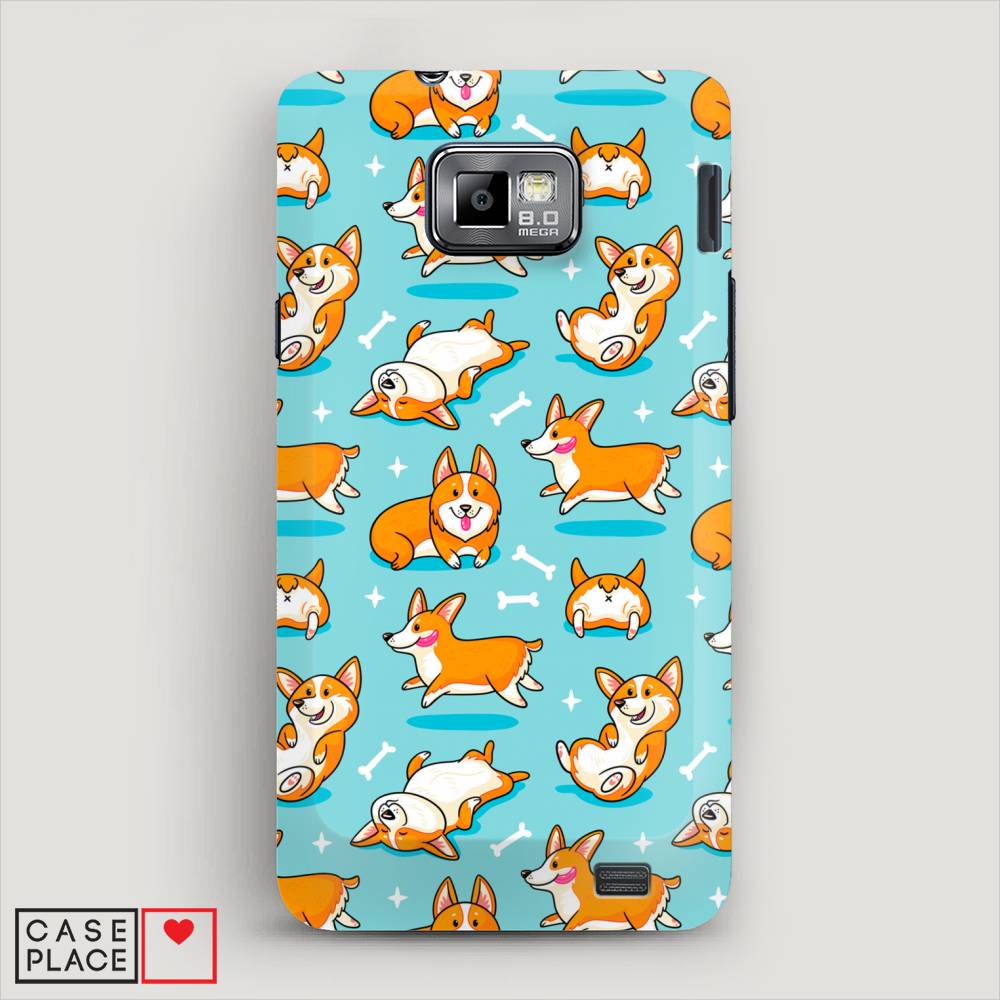 

Чехол Awog "Веселые корги" для Samsung Galaxy S2