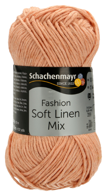 

Пряжа Schachenmayr 9807362 Soft Linen Mix Fashion (00023, apricot), Soft Linen Mix