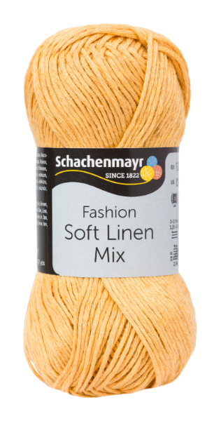 фото Пряжа schachenmayr 9807362 soft linen mix fashion (00020, stroh)