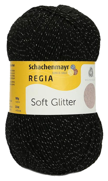 фото Пряжа для вязания regia 9801176 soft glitter (00099)