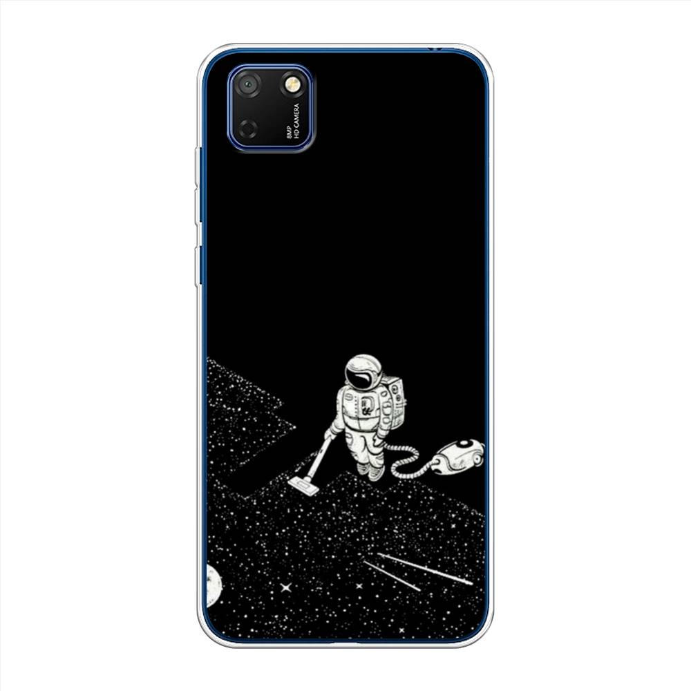 фото Чехол awog "космонавт с пылесосом" для honor 9s