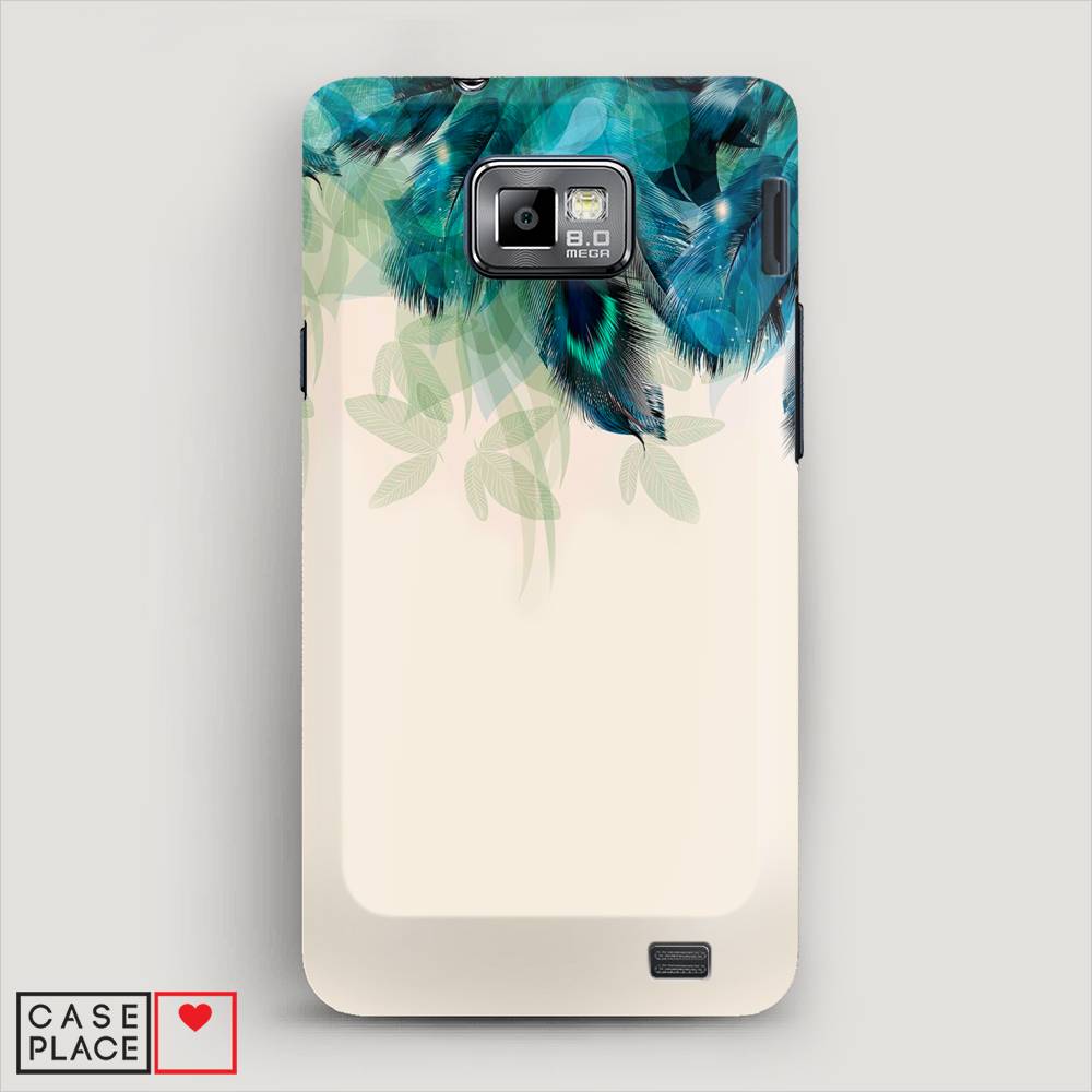 

Чехол Awog "Перья голубого цвета" для Samsung Galaxy S2