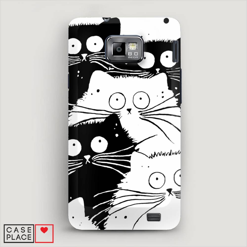 

Чехол Awog "Коты черно-белые" для Samsung Galaxy S2