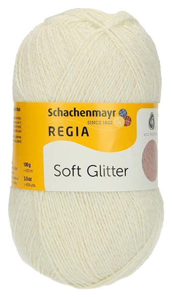 фото Пряжа для вязания regia 9801176 soft glitter (00002)