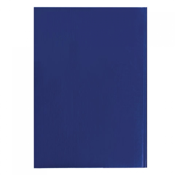 фото Книга учета а4 (200 х 290 мм) "бумвинил" синий 80 л. клетка альт