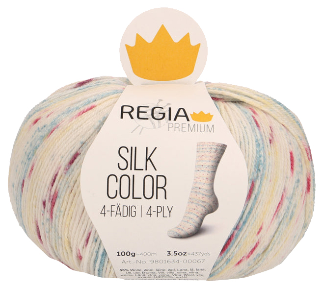 

Пряжа для вязания Regia 9801634 Silk Color (00067), Silk Color