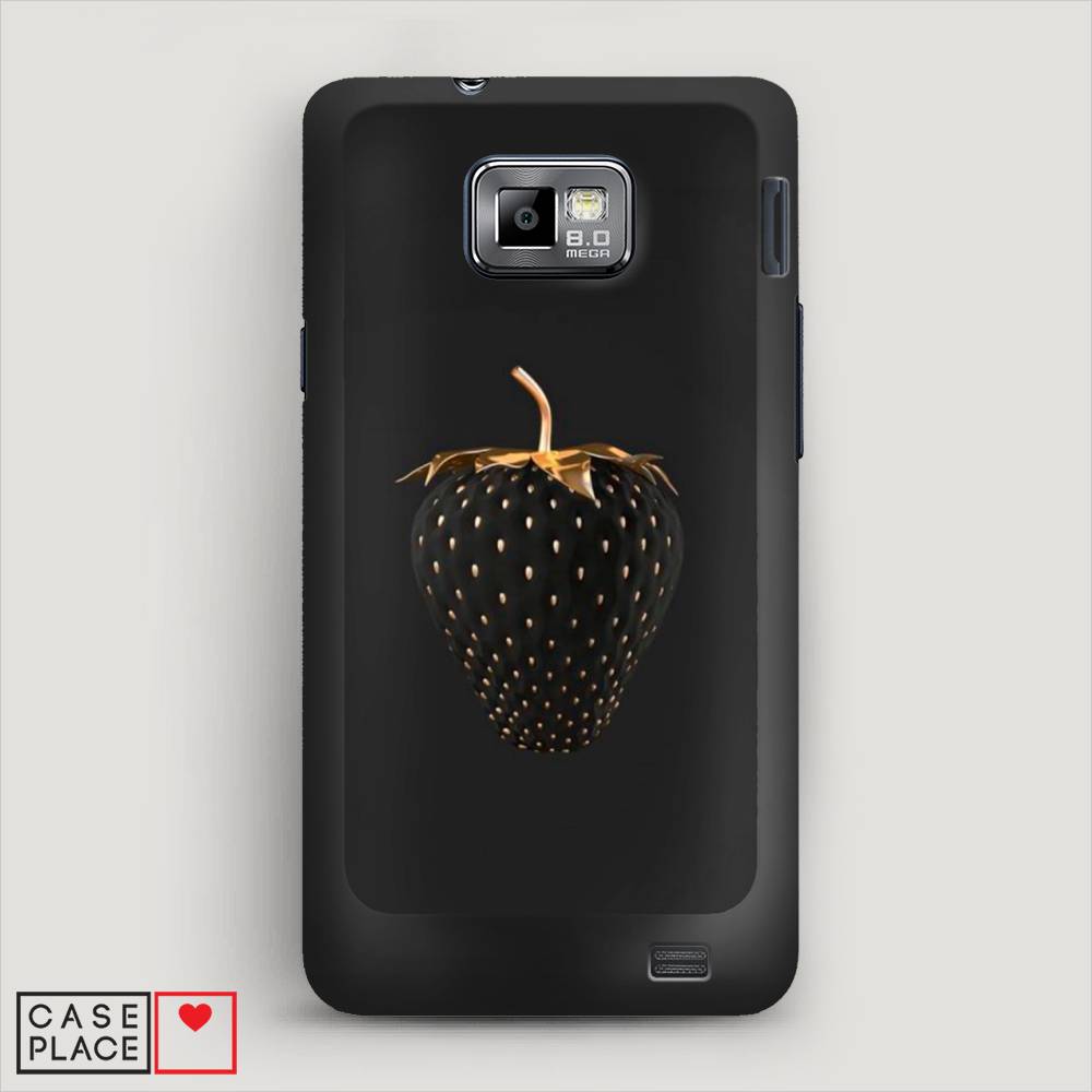 

Чехол Awog "Черно-золотая клубника" для Samsung Galaxy S2