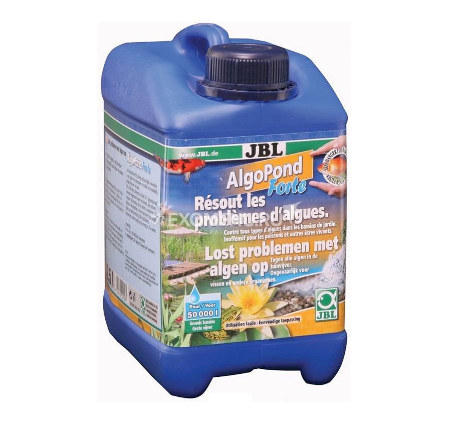 

Средство для борьбы с водорослями в пруду JBL AlgoPond Forte 2500 мл, AlgoPond Forte