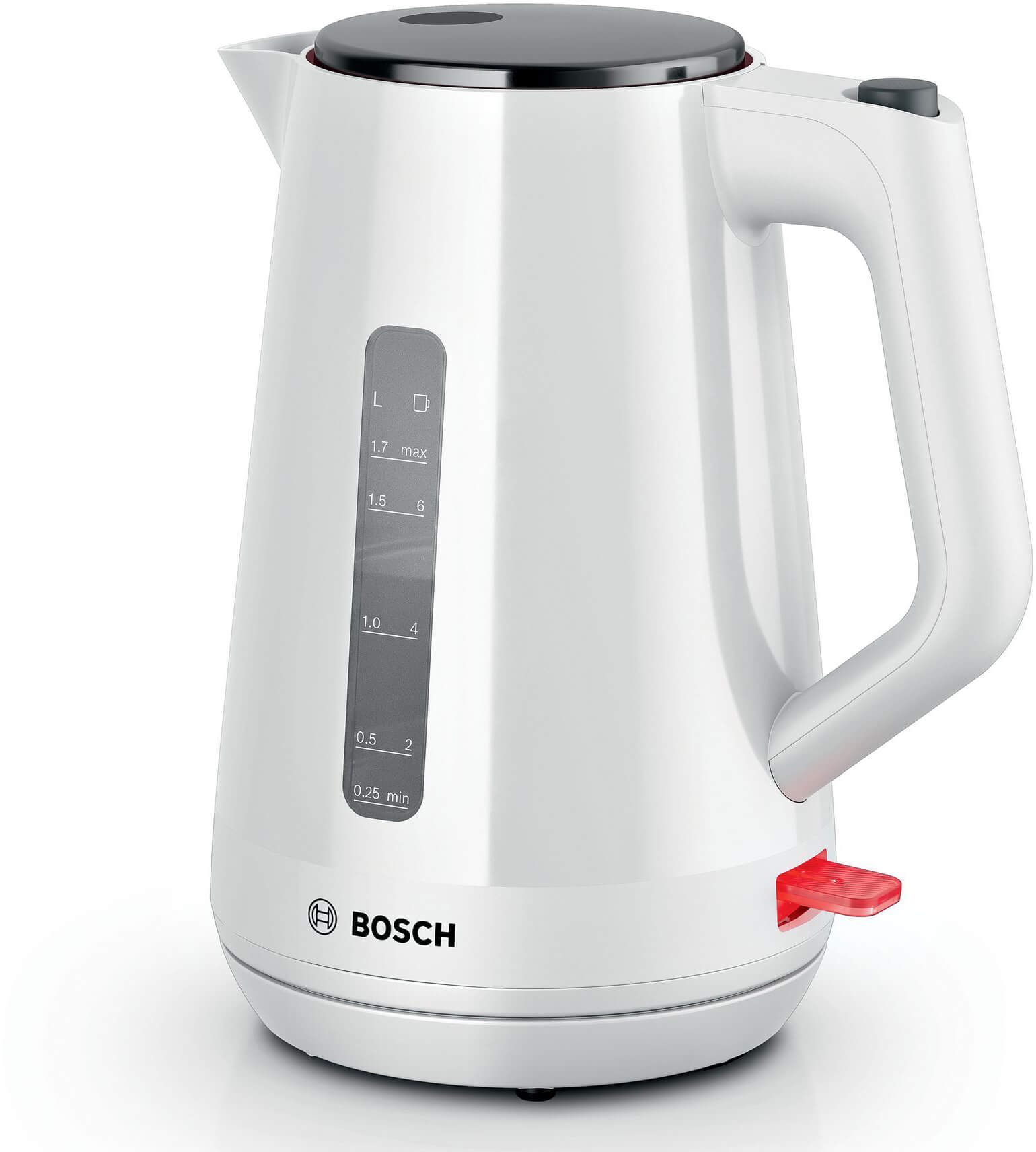 Чайник электрический Bosch TWK1M121 1.7 л белый чайник электрический bosch twk 3a013 пластик 1 7 л 2400 вт