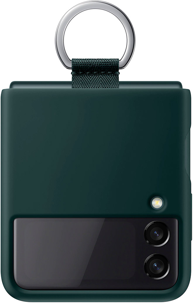 фото Чехол samsung b2 silicone cover with ring green (ef-pf711tgegru)