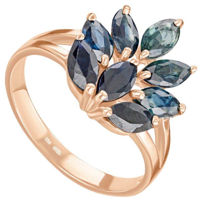 

Кольцо из серебра с сапфиром р.19,5 LAZURIT-ONLINE 807202, 807202