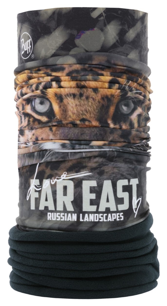 

Шарф труба зимний Buff Polar Far East Black, Оранжевый;серый;черный, Polar