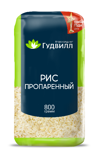 Рис Гудвилл пропаренный 800 г 169₽