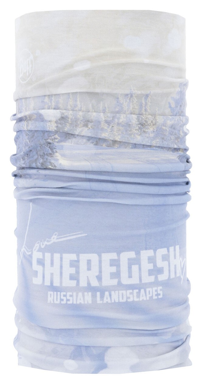 

Шарф труба Buff Original Sheregesh, Белый;голубой, Original