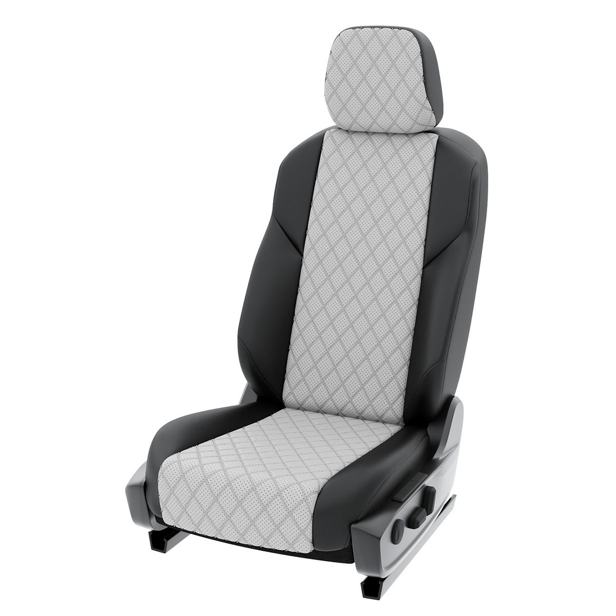 

Чехлы Click Auto для Хендай АйХ35 экокожа с ромбом CA776CF36, Белый;черный, 268