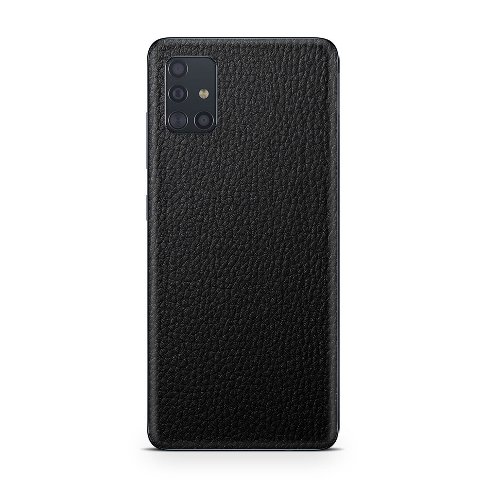 

Кожаная наклейка Glueskin Orega для Samsung Galaxy A71, Черный
