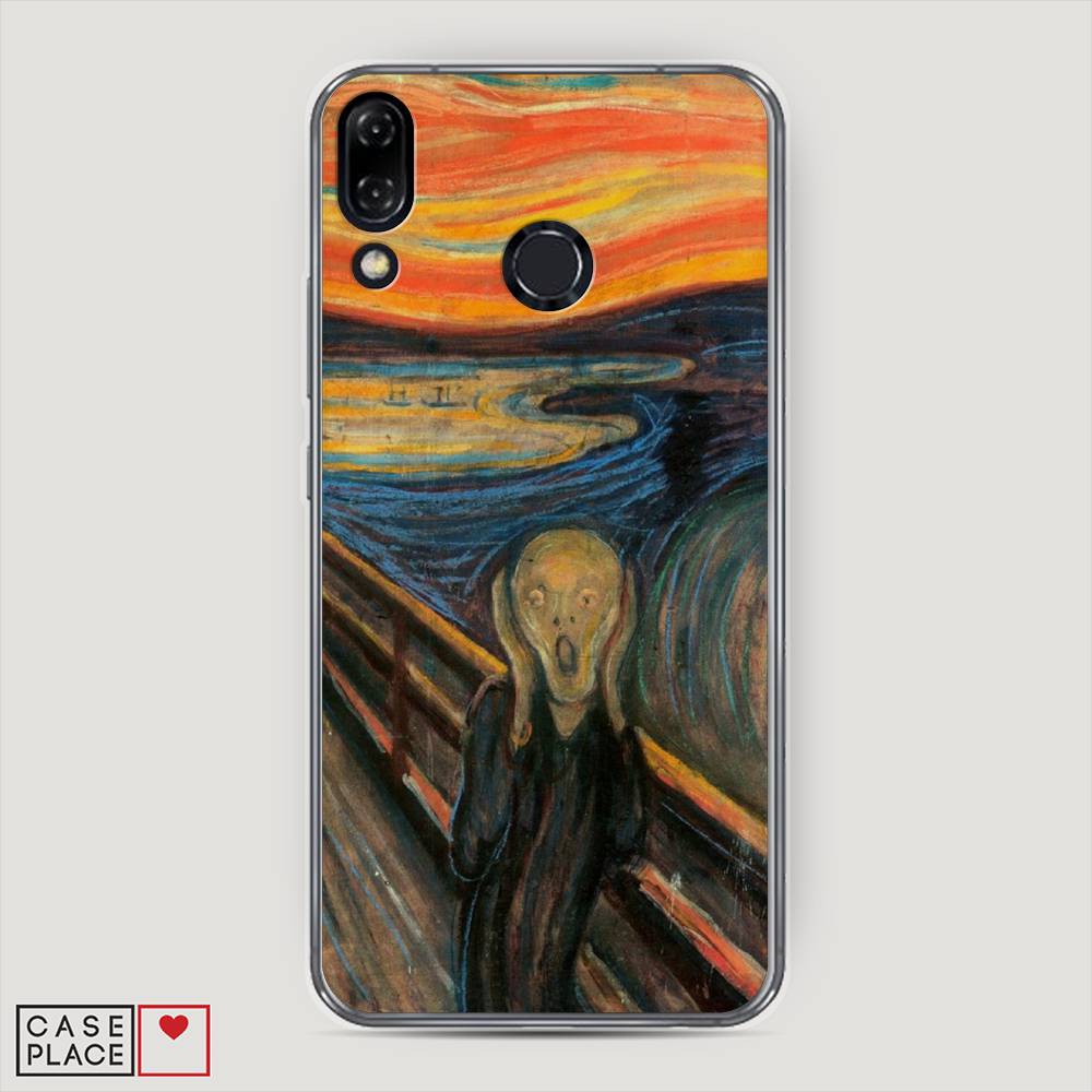 фото Чехол awog "крик" для asus zenfone 5z zs620kl