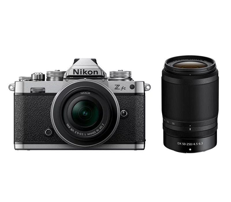 

Фотоаппарат системный Nikon Z fc Kit DX 16-50 SL+DX50-250 Black/Silver, Z fc Kit w/DX 16-50mm (SL) + DX 50-250mm