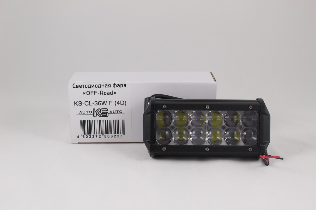 Фары дневного света KS-AUTO KS-CL-36WF(4D) 