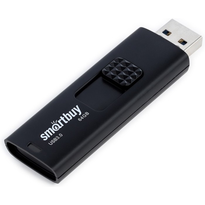 

Флешка Smartbuy 064GB3FSK, 64 Гб, USB3.0, чт до 100 Мб/с, зап до 60 Мб/с, Black