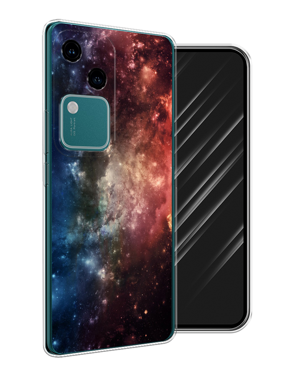 

Чехол Awog на Vivo V30/S18 "Космос", Синий;бежевый;красный, 2610150-1